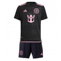 Camisa de Futebol Inter Miami Equipamento Secundário Infantil 2024-25 Manga Curta (+ Calças curtas)